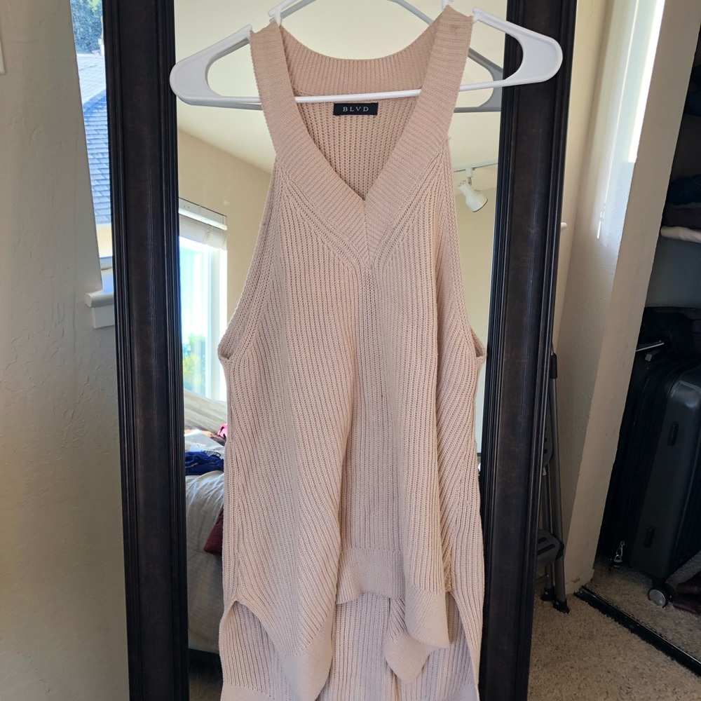Tunic tank top sweater